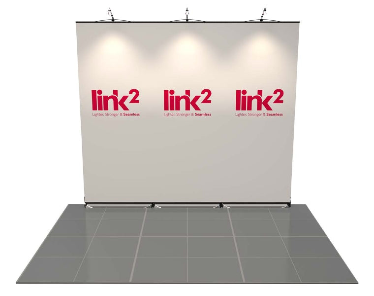 Twist Link2 Modular Exhibition Backwall Kit - 3m