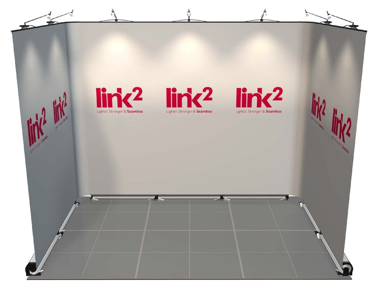 Twist Link2 Modular Exhibition U Shape Kit - 3m x 2m