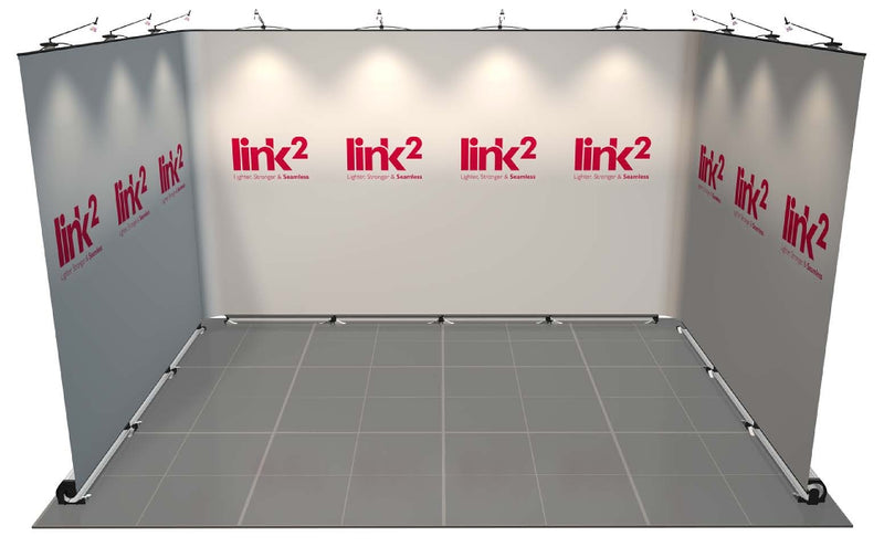 Twist Link2 Modular Exhibition U Shape Kit - 4m x 3m