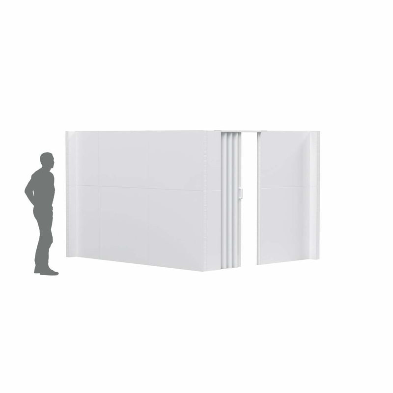 EverPanel 10'3" x 6'6" x 7' L-Shaped Wall Kit + door