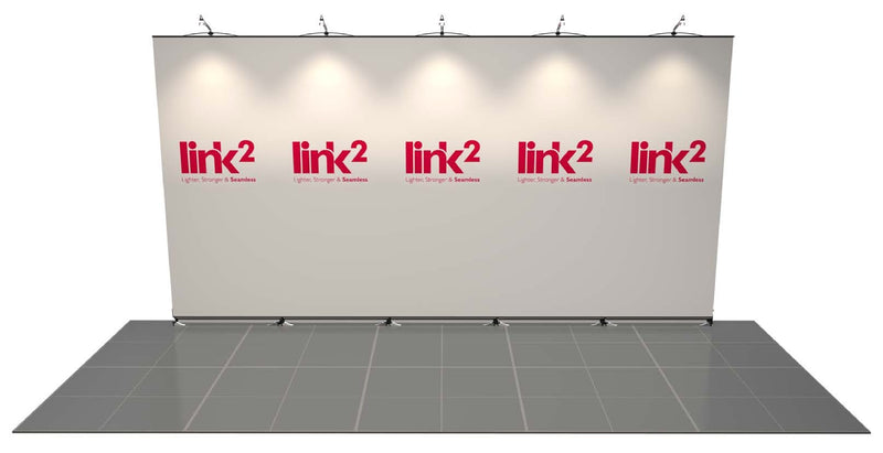 Twist Link2 Modular Exhibition Backwall Kit - 5m