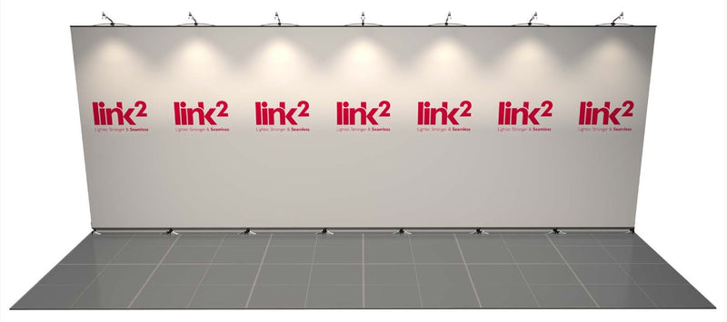 Twist Link2 Modular Exhibition Backwall Kit - 6m