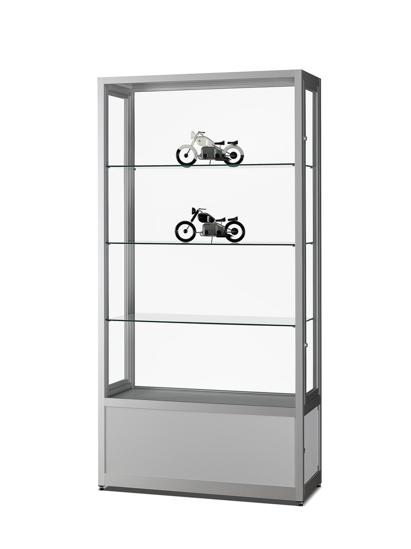 Olympus V8 1000 Dustproof Glass Display Cabinet with Storage