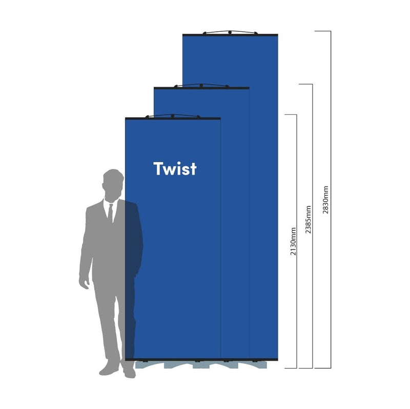 Twist Modular Exhibition L Shaped Kit - 4m x 2m