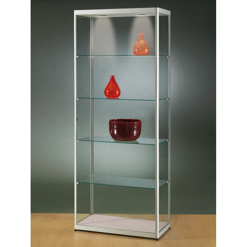 Aspire MPC 800 Side Opening Glass Display Cabinet black