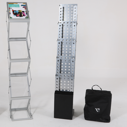 Steel Cantilever Folding Literature Stand