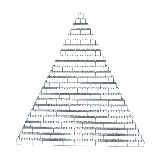 Model Pyramid - 12 x 12 x 12 Ft