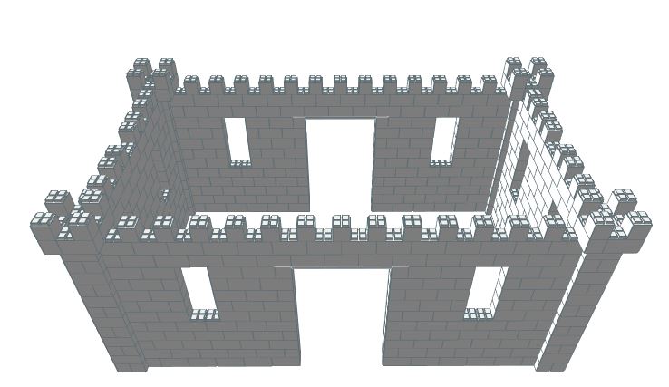 Play Castle - Large - 16 x 10 x 7 Ft