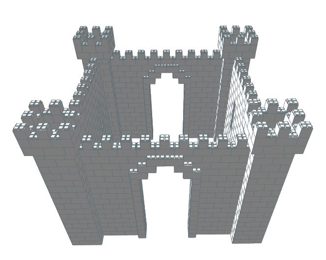 Castle - 13 x 13 x 10 Ft