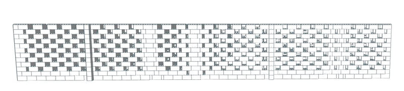 Maze - Stagger Pattern - Version B - 40 x 40 Ft