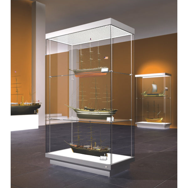 EXCEL Line F Freestanding Rectangle Display Case with Passive Climate Control (160cm)