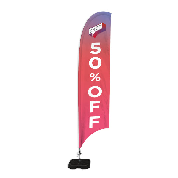 Large Feather Flying Banner