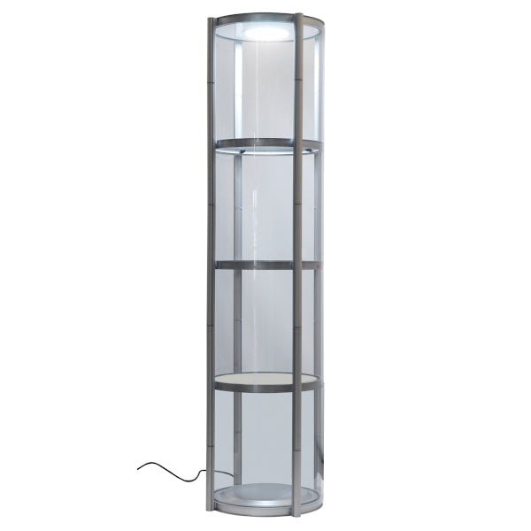Spiral Round - Collapsible Tower Display - 2m High
