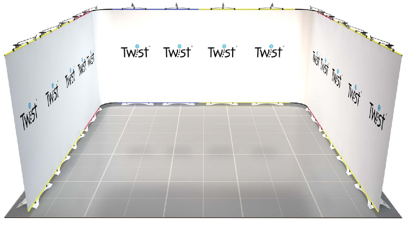 Twist Modular Exhibition U shape Kit - 5m x 5m